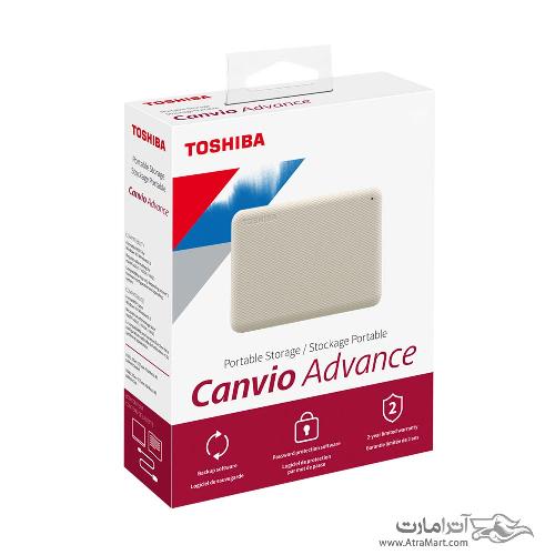 هارد اکسترنال توشیبا مدل Canvio Advance NEW ظرفیت 1 ترابایت Toshiba Canvio Advance NEW 1TB Portable Hard Drive