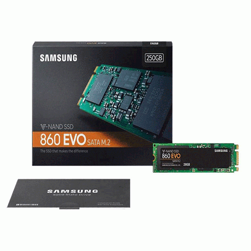 MZ-N6E250BW 860 EVO 250GB SATA M.2 SSD Drive