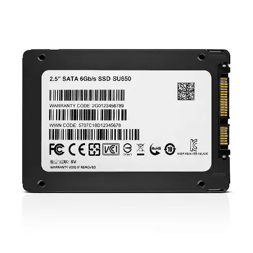 حافظه اس اس دی ای دیتا مدل Ultimate SU650 ظرفیت 120 گیگابایت adata Ultimate SU650 120GB 3D NAND Internal SSD Drive