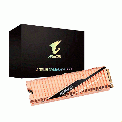 حافظه اس اس دی M.2 2280 گیگابایت مدل GP-ASM2NE6100TTTD با ظرفیت 1 ترابایت GP-ASM2NE6100TTTD 1TB AORUS NVMe Gen4 SSD Drive