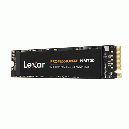 حافظه SSD اینترنال لکسار Professional NM700 M.2 2280 NVMe با ظرفیت 1 ترابایت Lexar Professional NM700 M.2 2280 NVMe 1TB SSD Drive