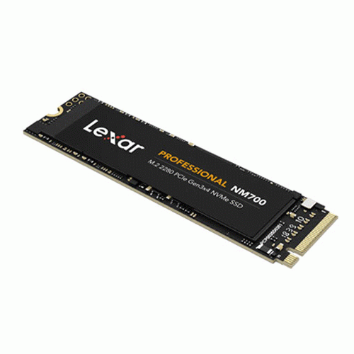 حافظه SSD اینترنال لکسار Professional NM700 M.2 2280 NVMe با ظرفیت 1 ترابایت Lexar Professional NM700 M.2 2280 NVMe 1TB SSD Drive