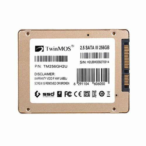 حافظه SSD اینترنال توین موس H2 Ultra Sata III ظرفیت 256 گیگابایت TwinMos H2 Ultra 256GB SATA3 Internal SSD