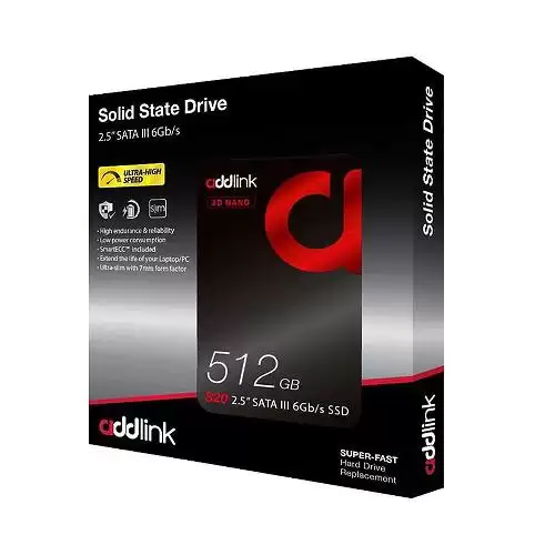 Addlink S20 Internal SSD Drive 512GB
