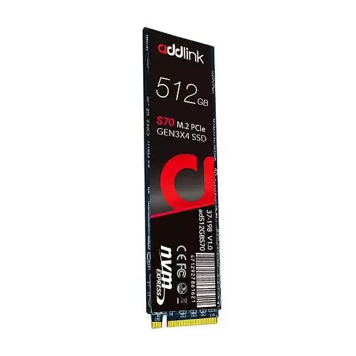 AddLink S70 GEN3X4 NVMe M.2 Internal SSD Drive 512GB