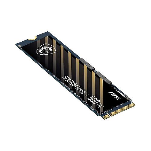 اس اس دی اینترنال ام اس آی مدل SPATIUM M450 PCIe 4.0 NVMe M.2 ظرفیت 500 گیگابایت MSI SPATIUM M450 PCIe 4.0 NVMe M.2 500GB Internal SSD