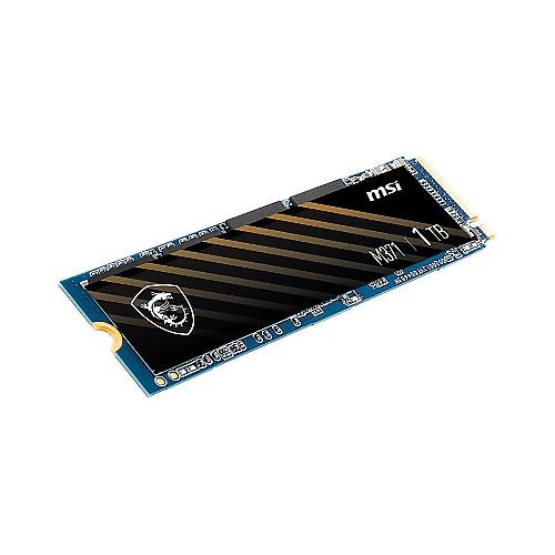 اس اس دی اینترنال ام اس آی مدل SPATUIM M371 ظرفیت یک ترابایت MSI SPATIUM M371 1TB NVME M.2 SSD Drive