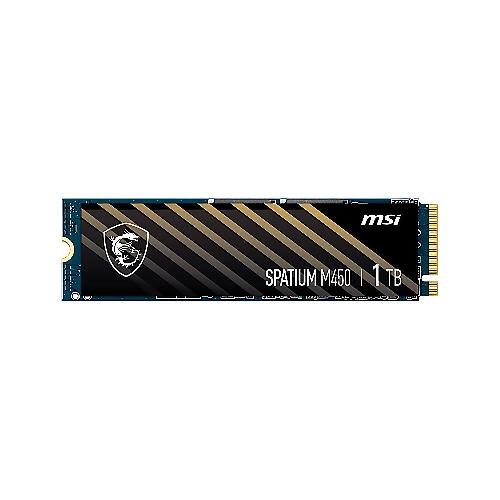 اس اس دی اینترنال ام اس آی مدل SPATIUM M450 ظرفیت یک ترابایت MSI SPATIUM M450 PCIe 4.0 NVMe M.2 1TB Internal SSD