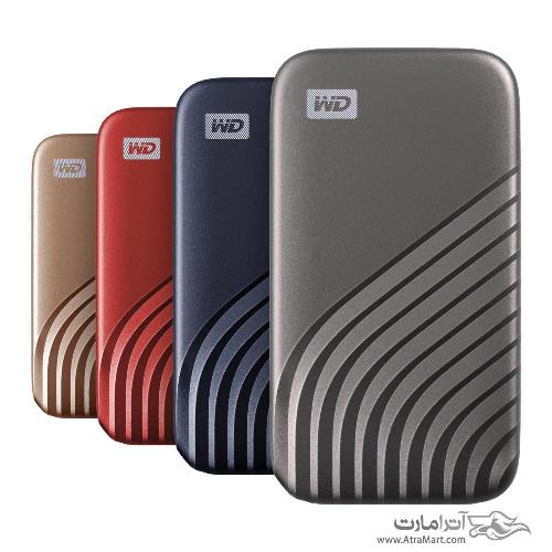 اس اس دی اکسترنال وسترن دیجیتال مدل My Passport New ظرفیت 1 ترابایت Western digital My Passport New 1TB External SSD