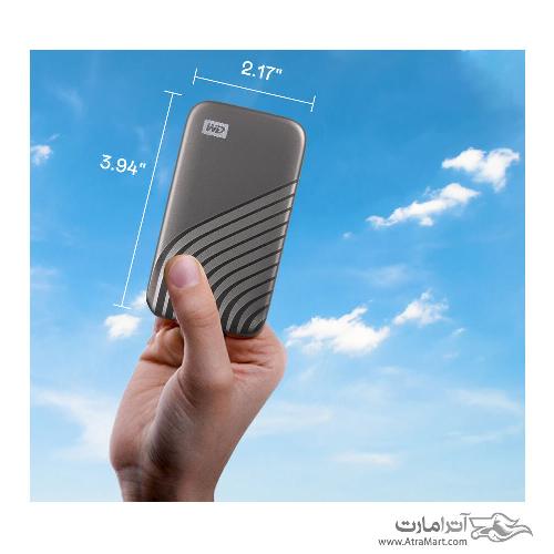 اس اس دی اکسترنال وسترن دیجیتال مدل My Passport New ظرفیت 1 ترابایت Western digital My Passport New 1TB External SSD