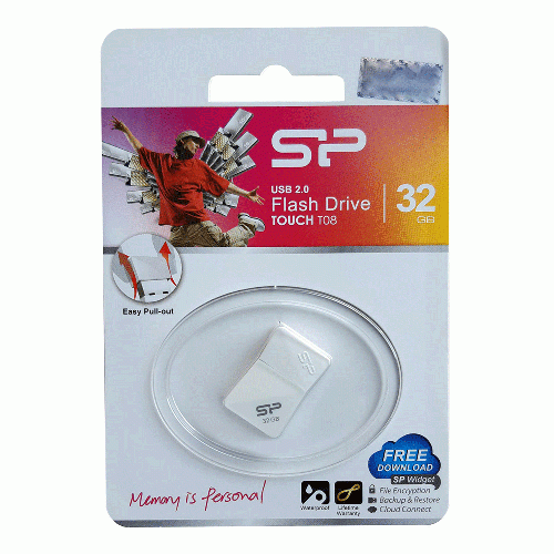 Silicon Power T08 USB 2 Flash Memory - 32GB