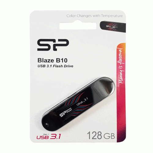 فلش مموری سیلیکون پاور BALAZE B10 ظرفیت 128 گیگابایت Silicon Power BALAZE B10 USB 3 Flash Memory - 128GB