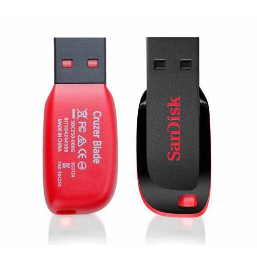 SanDisk Cruzer Blade CZ50 USB 2 Flash Drive-16GB