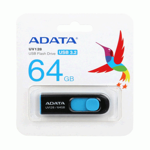 ADATA UV128 USB 3.2 Flash Drive - 64GB