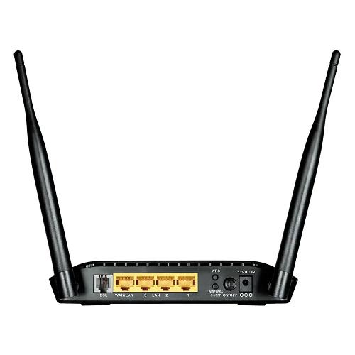 D-Link DSL-2740U Wireless N300 ADSL2+ Modem Router