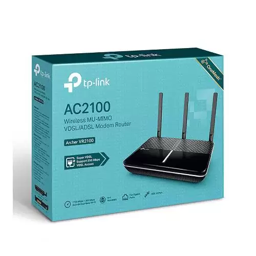 مودم روتر VDSL/ADSL تی پی لینک Archer VR2100 TP-Link AC2100 Wireless MU-MIMO VDSL/ADSL Modem Router