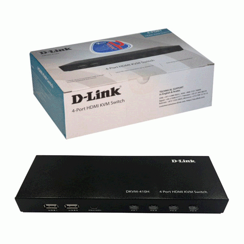D-Link DKVM-410H 4Port KVM Switch