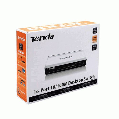 Tenda S16 16-Port 10/100 Desktop Switch