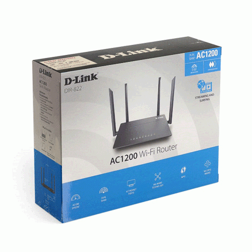 DIR-822 AC 1200 Dual Band Wi-Fi Router