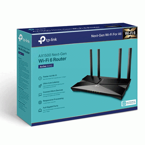 TP-Link WiFi 6 AX1500 Archer AX10 Ruter