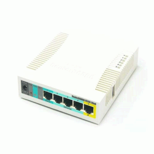 اکسس پوینت بیسیم میکروتیک RB951Ui-2HnD MikroTik RB951Ui-2HnD 2.4Ghz Wireless SOHO Gigabit Access Point