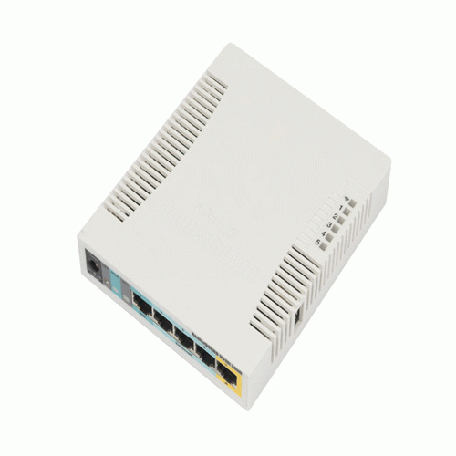 اکسس پوینت بیسیم میکروتیک RB951Ui-2HnD MikroTik RB951Ui-2HnD 2.4Ghz Wireless SOHO Gigabit Access Point