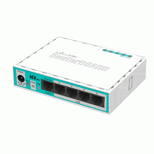 MikroTik hEX lite RB750r2 5-port Ethernet Gigabit Router
