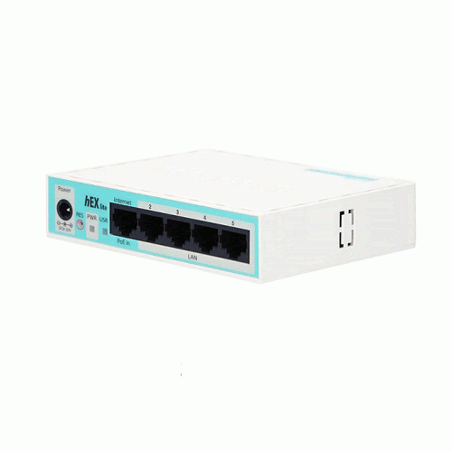 MikroTik hEX lite RB750r2 5-port Ethernet Gigabit Router