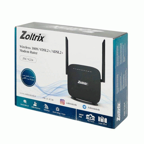 Zoltrix ZXC-V224 VDSL/ADSL Modem Router