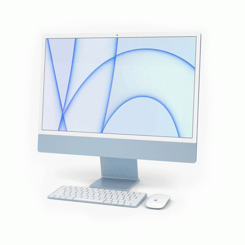 iMac MGPK3 M1 24-inch 4.5K Retina Display Blue All in One