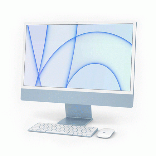 iMac MGPL3 M1 24-inch 4.5K Retina Display Blue All in One