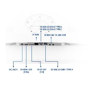 کامپیوتر یکپارچه ام اس آی PRO AP272 13M گرافیک اینتل MSI PRO AP272 13M i3 13100 8GB 500GB SSD int nonetouch All in One