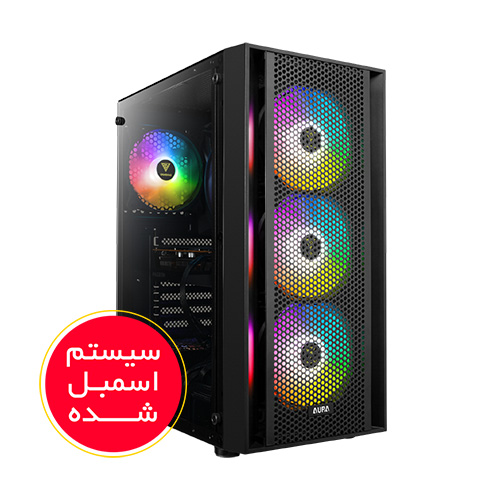 سیستم اسمبل شده اداری نسل 11 اینتل Core i5 AtraMart Assembled Office PC Intel Core i5-11400/B560/16GB DDR4/512GB SSD/Intel UHD 730