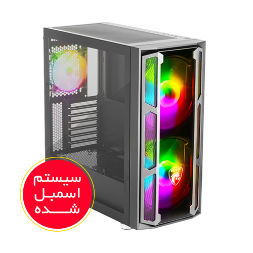سیستم اسمبل شده میان رده اینتل مخصوص طراحی سه بعدی و ادیت فیلم AtraMart Assembled PC For 3D Design Video Edit Intel Core i5-12600K/B760/16GB DDR4/2TB HDD/512GB SSD/RTX2060Super 8GB
