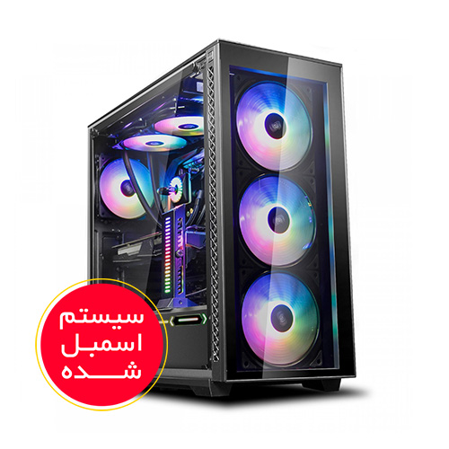 سیستم اسمبل شده حرفه ای اینتل مخصوص طراحی سه بعدی و ادیت فیلم AtraMart Assembled PC For 3D Design Video Edit Intel Core i7-12700K/Z690/32GB DDR4/4TB HDD/1TB SSD/RTX3060Ti 8GB