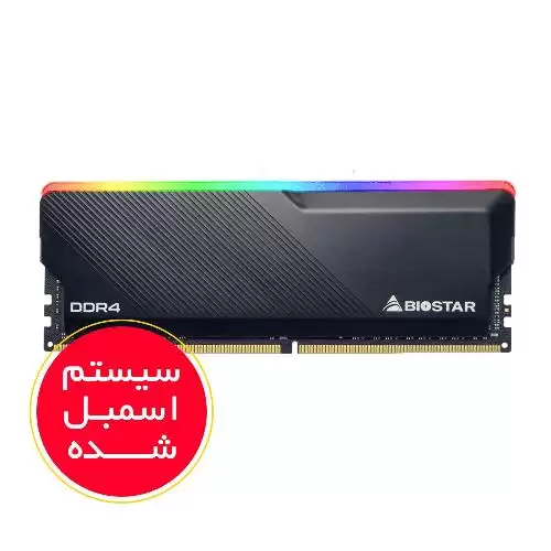 سیستم اسمبل شده گیمینگ و رندرینگ بایوستار مدل B16 با پلتفرم اینتل PC B16 Office Biostar 10700 16GB(3200) RAM 256GB SSD vga 2060 6g