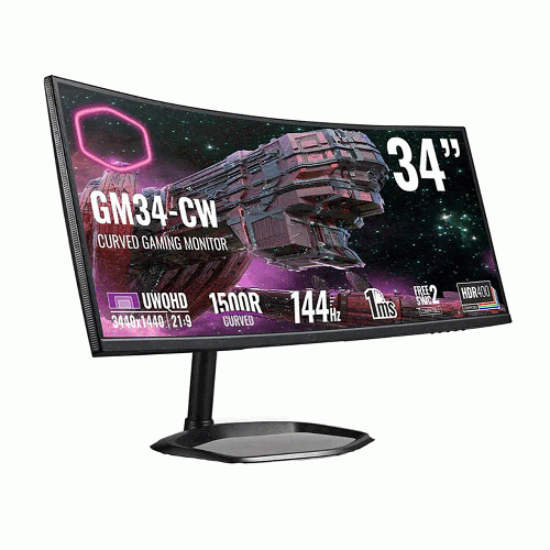 GM34-CW 34 Inch UWQHD Gaming Monitor