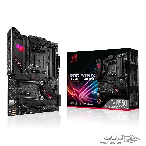 مادربرد گیمینگ ایسوس مدل ROG STRIX B550-E Asus ROG STRIX B550-E GAMING AM4 Motherboard