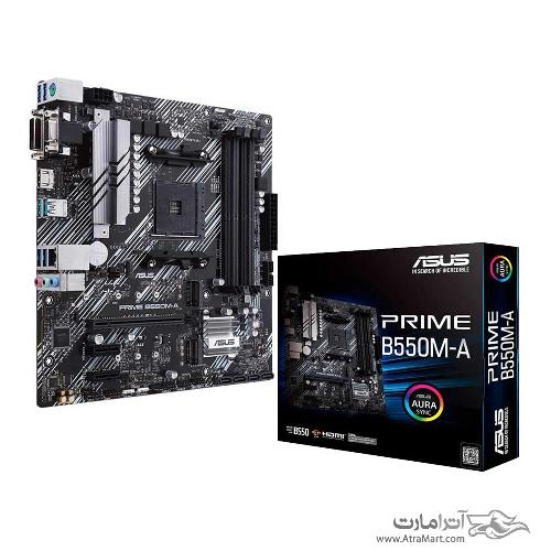 مادربرد ایسوس مدل PRIME B550M-A سوکت AM4 Asus PRIME B550M-A AM4 Motherboard