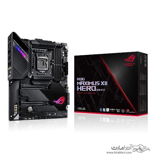 مادربرد ایسوس مدل ROG MAXIMUS XII HERO WI-FI Asus ROG MAXIMUS XII HERO (WI-FI) Z490 LGA 1200 Motherboard