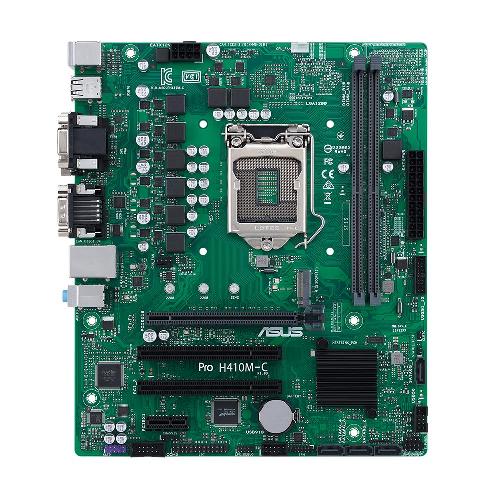مادربرد ایسوس مدل Pro H410M-C/CSM ASUS Pro H410M-C/CSM LGA 1200 Motherboard