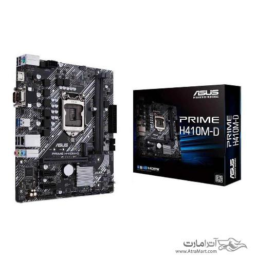 مادربرد ایسوس مدل PRIME H410M-D Asus PRIME H410M-D LGA 1200 Motherboard