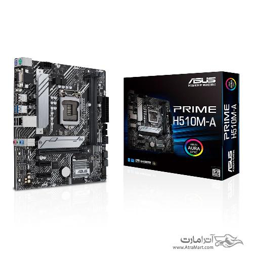 مادربرد ایسوس مدل PRIME H510M-A سوکت 1200 ASUS PRIME H510M-A LGA 1200 Motherboard