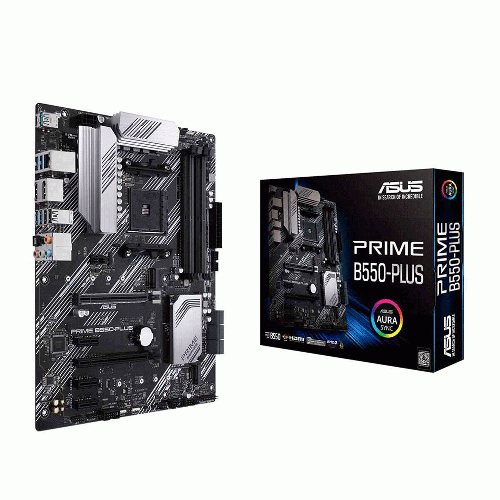 مادربرد ایسوس مدل PRIME B550-PLUS سوکت AM4 ASUS PRIME B550-PLUS AM4 Motherboard