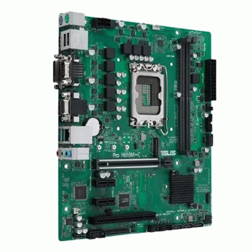 مادربرد ایسوس Pro H610M-C-CSM ASUS Pro H610M-C-CSM LGA1700 D4 12th Gen Micro-ATX Motherboard