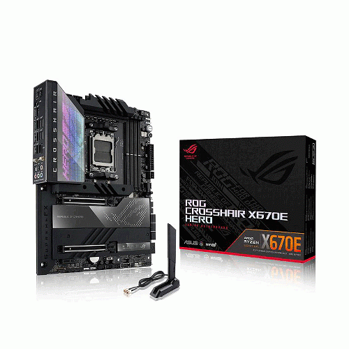 asus ROG CROSSHAIR X670E HERO AM5 Motherboard