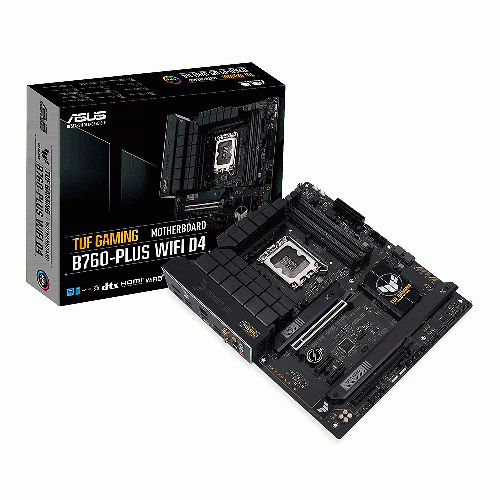 ASUS TUF GAMING B760-PLUS WIFI DDR4 ATX Motherboard