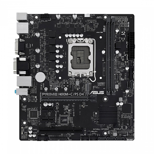 مادربرد ایسوس PRIME H610M-C/PS D4 ASUS PRIME H610M-C/PS D4 LGA1700 Mainboard