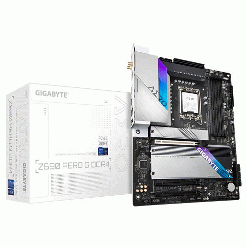 مادربرد گیگابایت Z690 AERO G سوکت 1700 Gigabyte Z690 AERO G (rev. 1.0) LGA1700 12th Gen ATX Motherboard