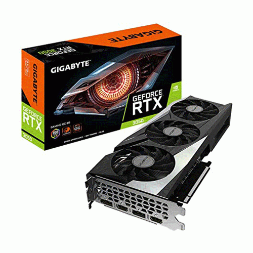 کارت گرافیگ گیگابایت GeForce RTX 3050 Gaming OC 8G Gigabyte GeForce RTX 3050 Gaming OC GDDR6 8G Graphics Card